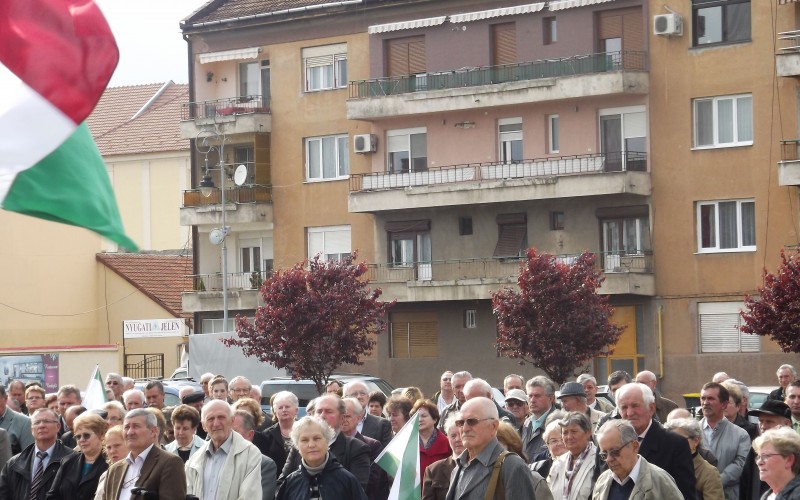 Tíz éve ismét köztéren: ünnepség a Szabadság-szobornál [VIDEÓ]