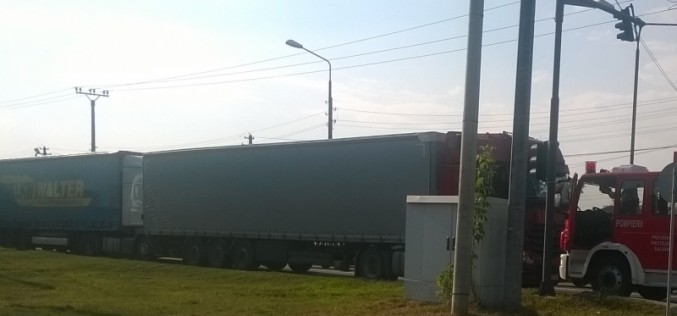 Három kamion ütközött Gájban