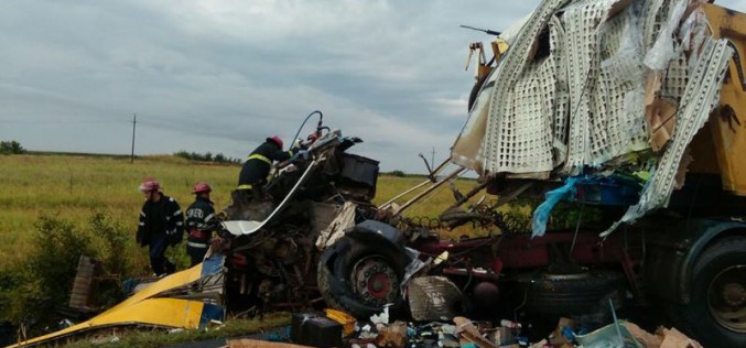 Két kamion ütközött Pécska mellett [VIDEÓ]