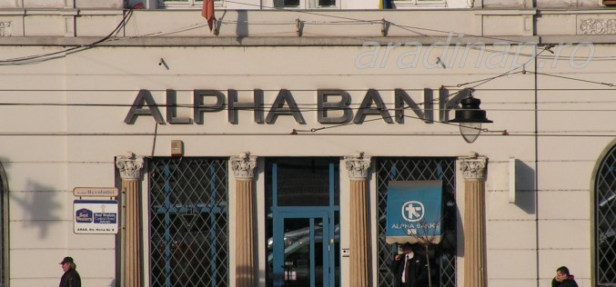 Bezárt az Alpha Bank aradi fiókja