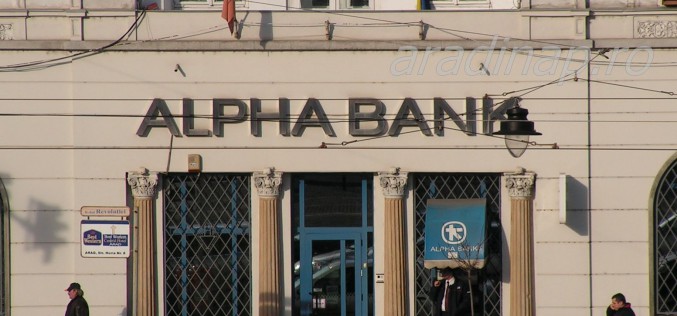 Bezárt az Alpha Bank aradi fiókja