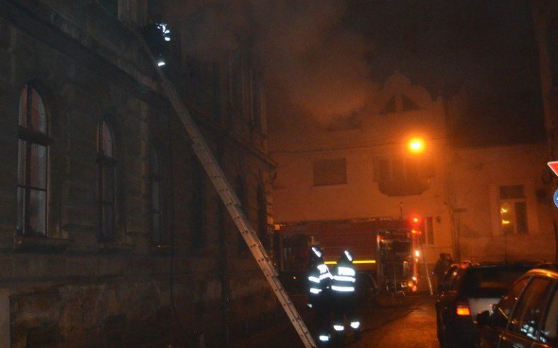 Lángolt az ortodox egyház épülete a nagypiacnál