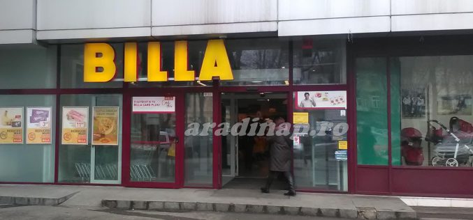 Rajtol a Billa szupermarketek átfestése: Aradon is