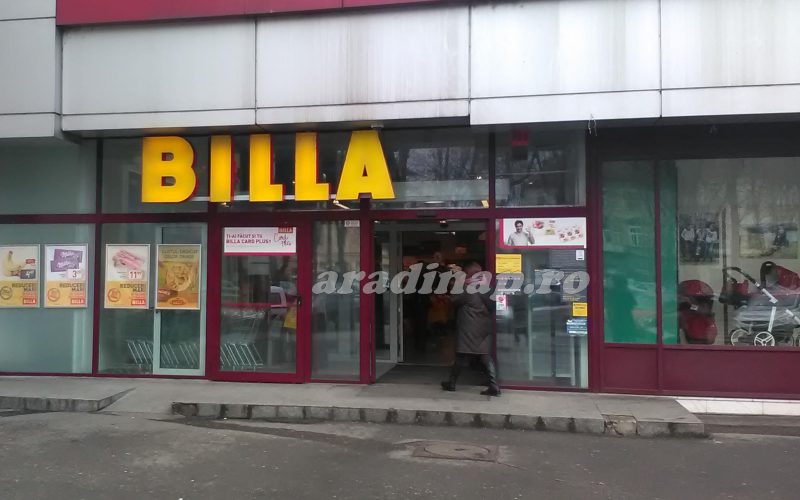 Rajtol a Billa szupermarketek átfestése: Aradon is