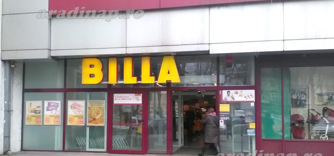 Aradon is rajtol a Billa szupermarketek átfestése