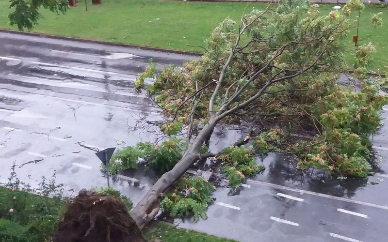 Komoly károkat okozott a délutáni vihar