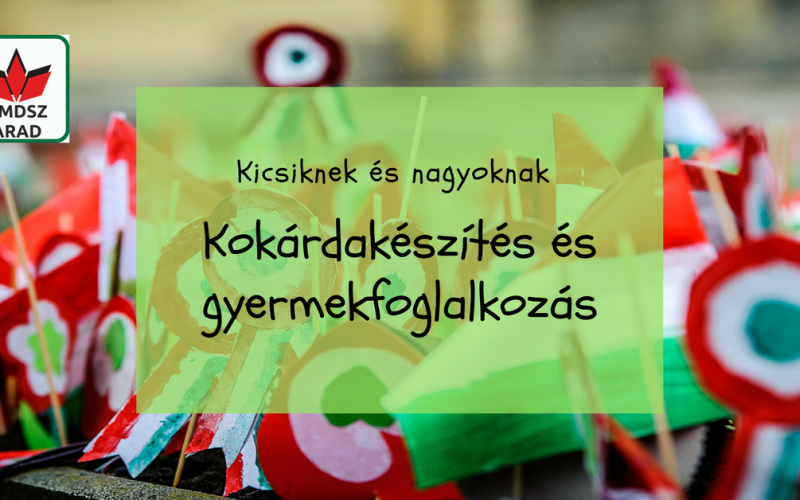 Készítsünk együtt kokárdát, hogy büszkén viseljük Március 15-én