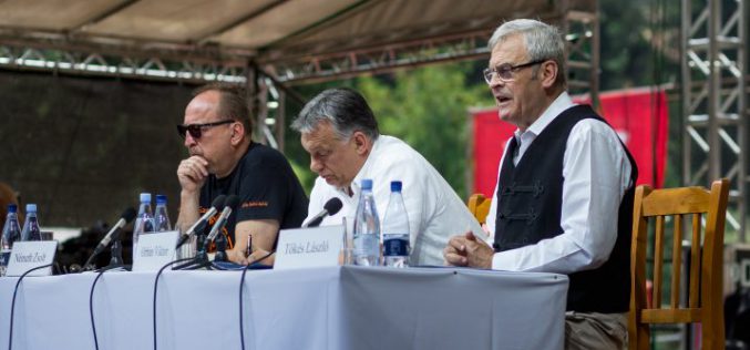 Tőkés László beszéde a Tusványoson: “Szenvedélyünk, Erdély”