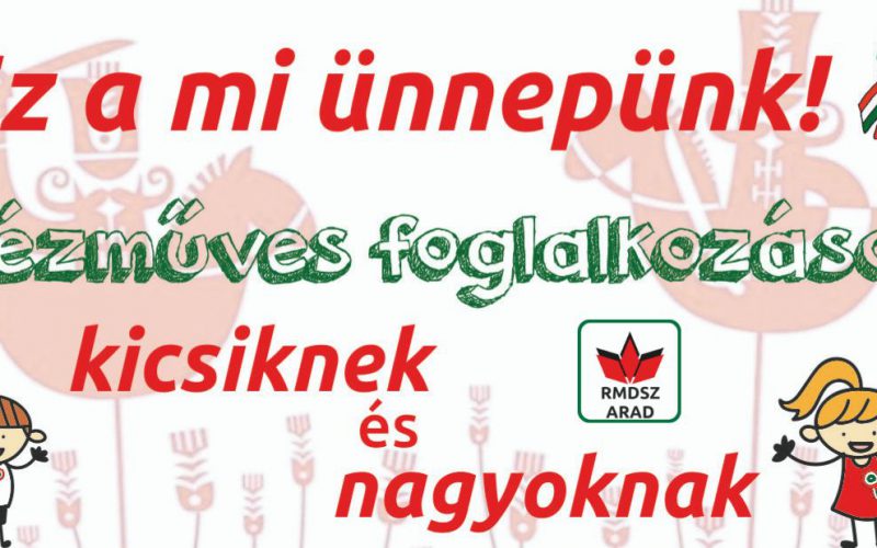 Kézműves foglalkozás: „Ez a mi ünnepünk!”