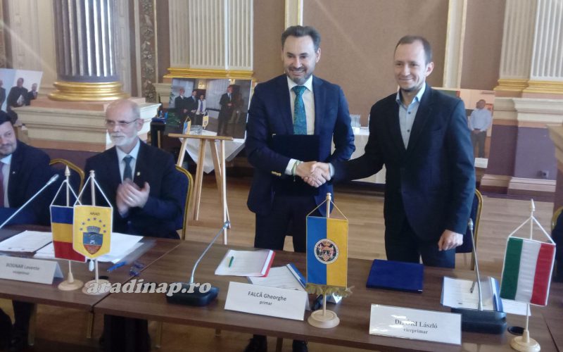 Aláírták az Arad-Pécs együttműködési szerződést