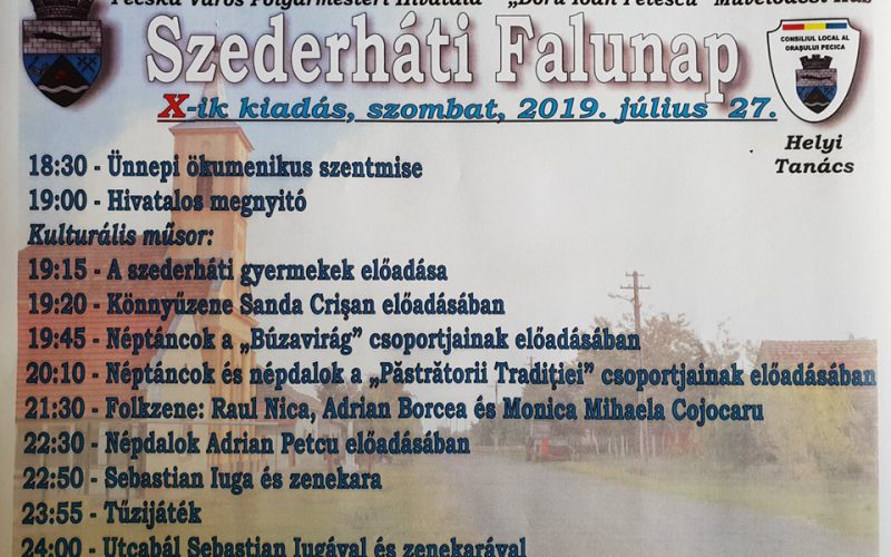 X. Szederháti Falunap