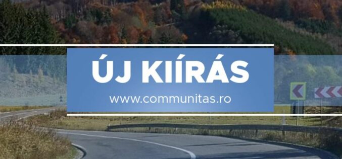 Új pályázati kiírások a Communitasnál