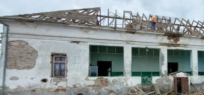 Megkezdődött Pécskán az egykori Zágoni iskola felújítása