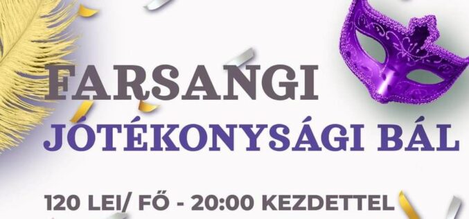 Farsangi jótékonysági bál Kisiratoson