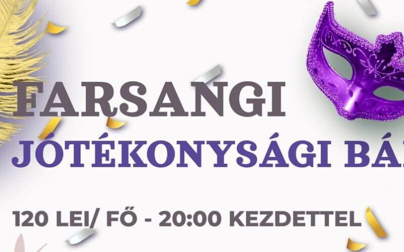 Farsangi jótékonysági bál Kisiratoson