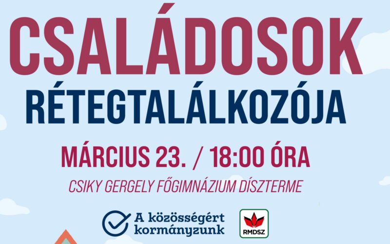 Családosok rétegtalálkozója