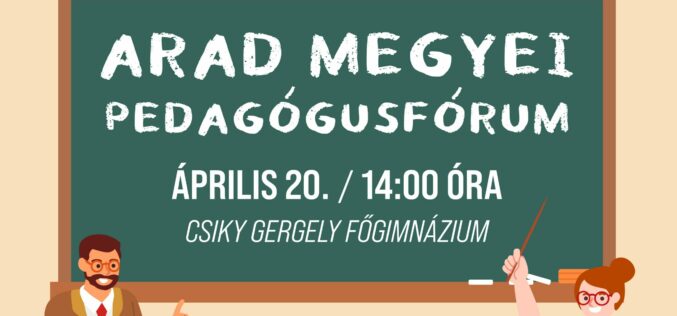 Arad megyei pedagógusfórum