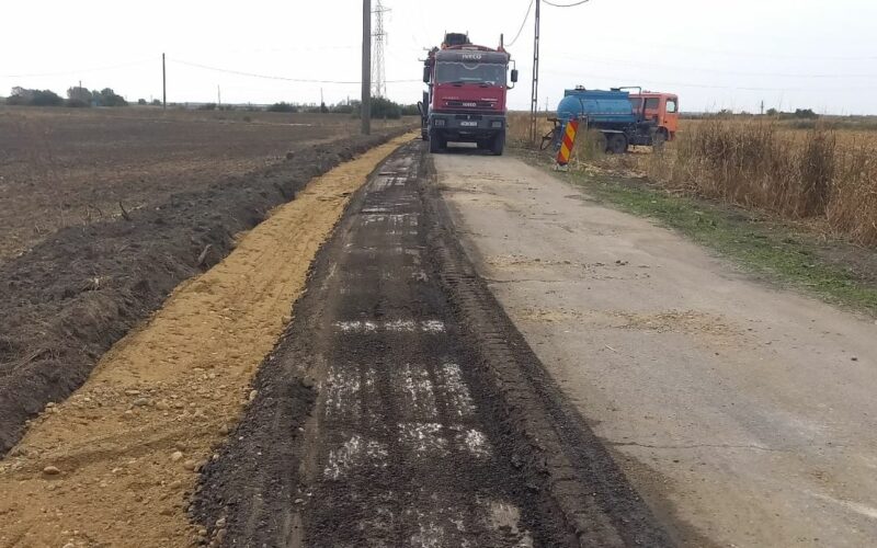 Mezőgazdasági utak aszfaltozása Pécskán