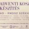 Adventi koszorú készítés