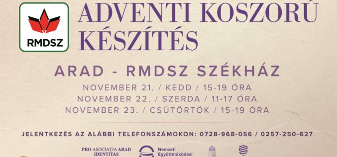 Adventi koszorú készítés