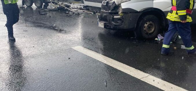 Súlyos baleset az autópályán
