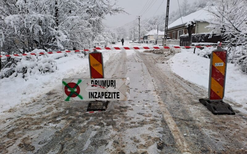 Havazás miatt lezárt megyei út (frissítve)