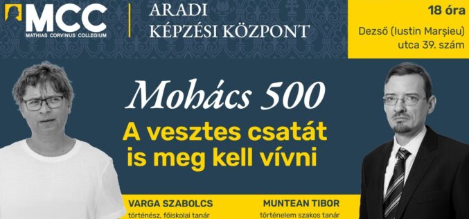 Betegség miatt elmarad a Mohács 500 beszélgetés