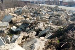 Illegális törmelék-lerakó Selénden