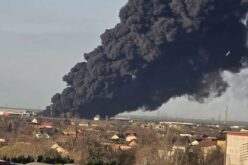 Ég a polisztirol-gyár a Újaradon