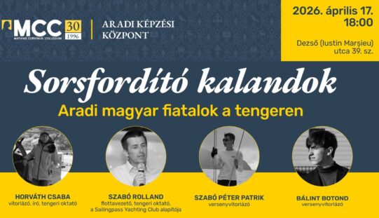 <strong>Sorsfordító kalandok – Aradi magyar fiatalok a tengereken</strong>