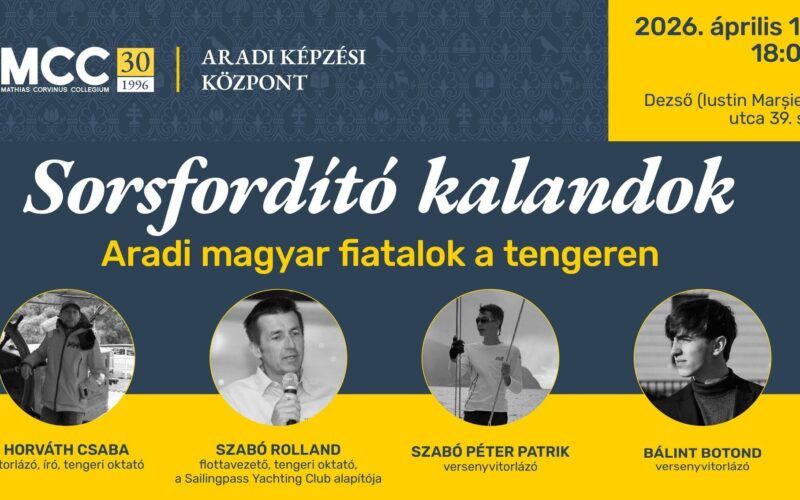 <strong>Sorsfordító kalandok – Aradi magyar fiatalok a tengereken</strong>