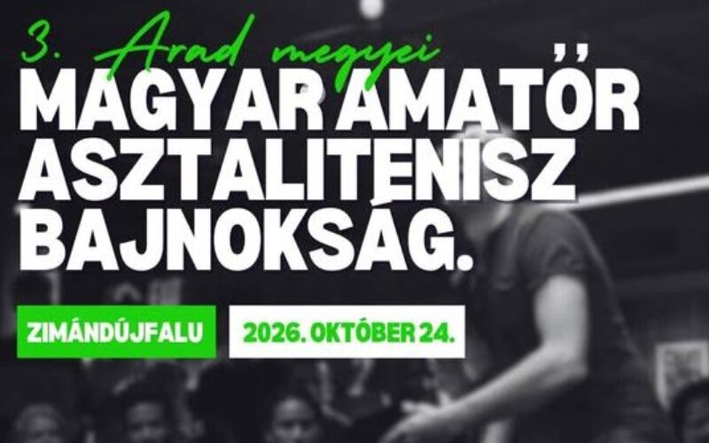 Arad Megyei Magyar Amatőr Asztalitenisz Bajnokság